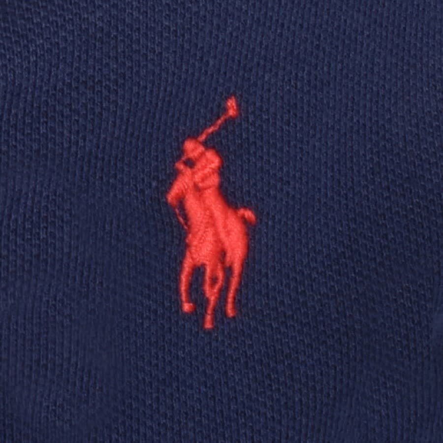 Image number 3 for Ralph Lauren Custom Slim Fit Polo T Shirt Navy