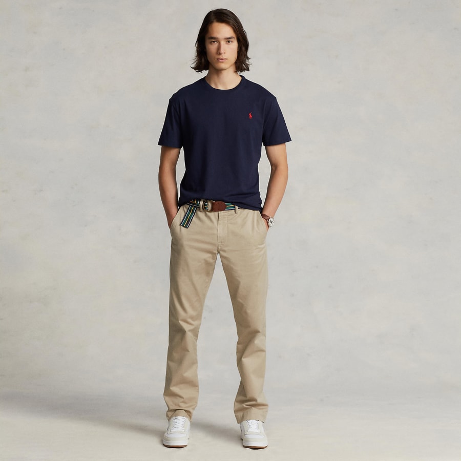 Image number 4 for Ralph Lauren Crew Neck T Shirt Navy