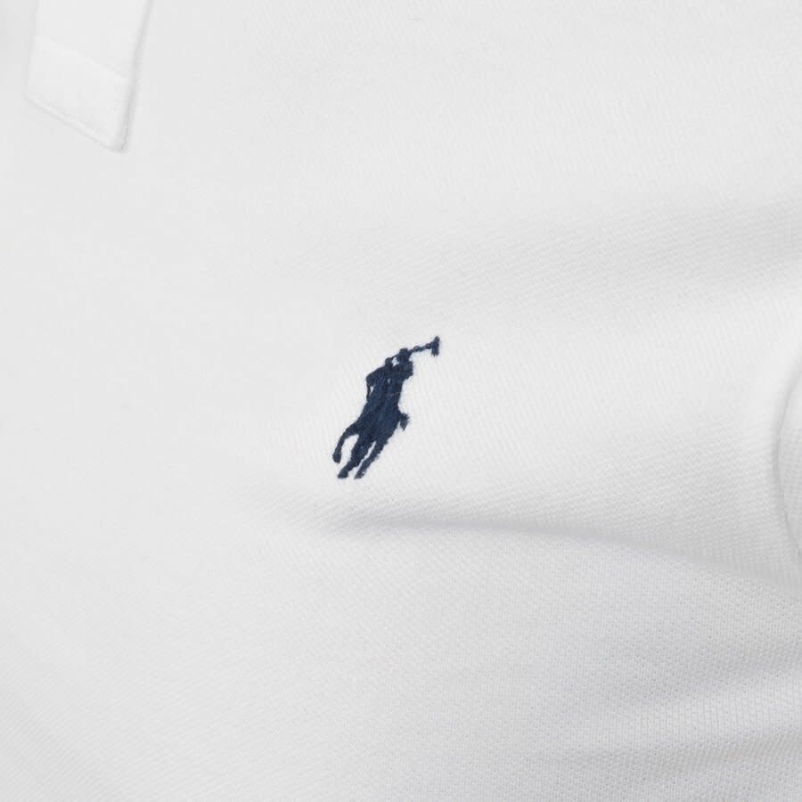 Image number 3 for Ralph Lauren Long Sleeved Polo T Shirt White
