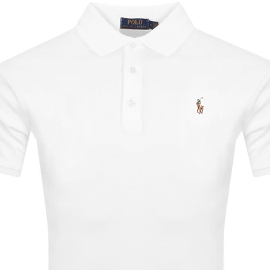 Image number 2 for Ralph Lauren Slim Fit Polo T Shirt White