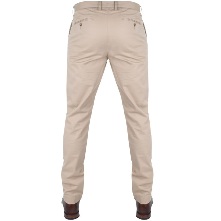 Image number 2 for Ralph Lauren Slim Fit Chino Trousers Beige