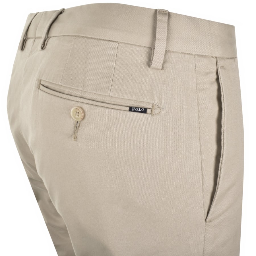 Image number 4 for Ralph Lauren Slim Fit Chino Trousers Beige