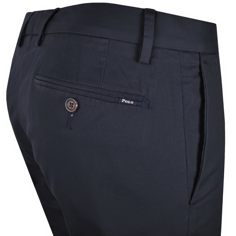 Image number 4 for Ralph Lauren Slim Fit Chino Trousers Navy