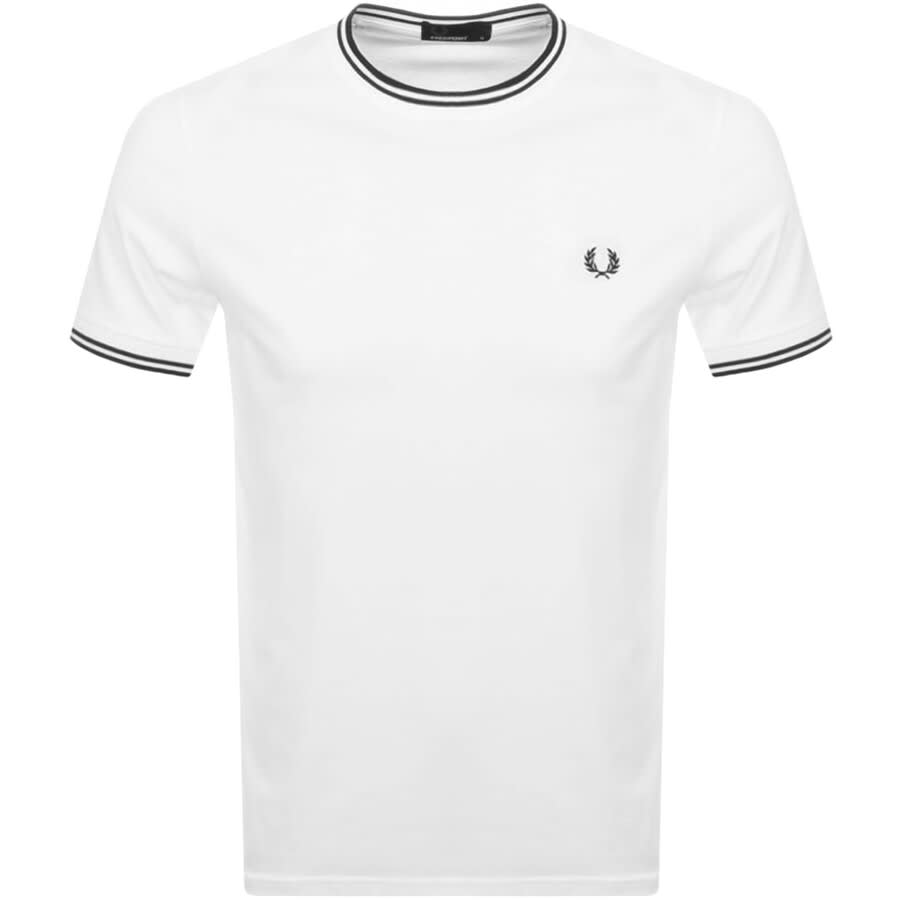Image number 1 for Fred Perry Twin Tipped T Shirt White