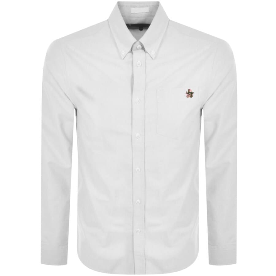 Image number 1 for Ted Baker Caplet Long Sleeved Shirt White