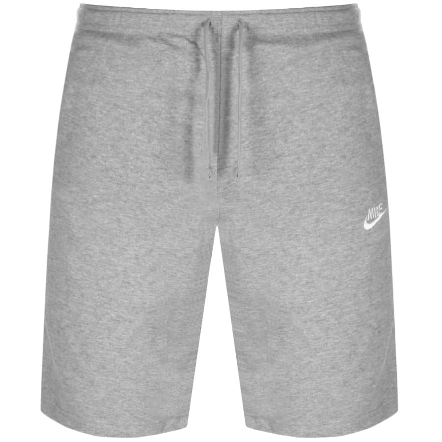 Image number 1 for Nike Club Logo Shorts Grey