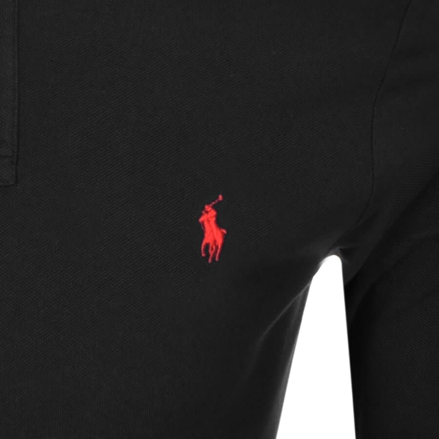 Image number 3 for Ralph Lauren Long Sleeve Polo T Shirt Black