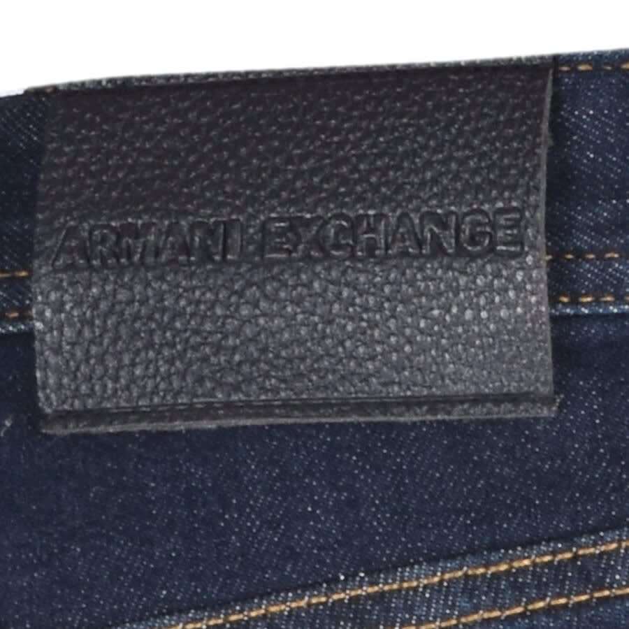Image number 3 for Armani Exchange J16 Straight Fit Jeans Blue