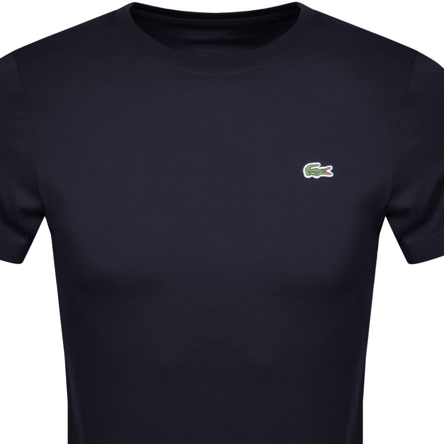 Image number 2 for Lacoste Crew Neck T Shirt Navy