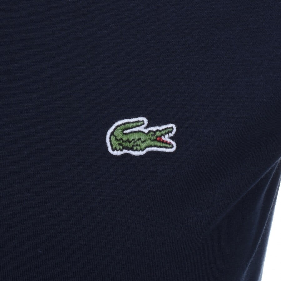Image number 3 for Lacoste Crew Neck T Shirt Navy