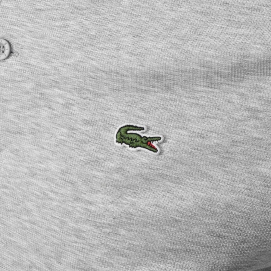 Image number 3 for Lacoste Short Sleeved Polo T Shirt Grey