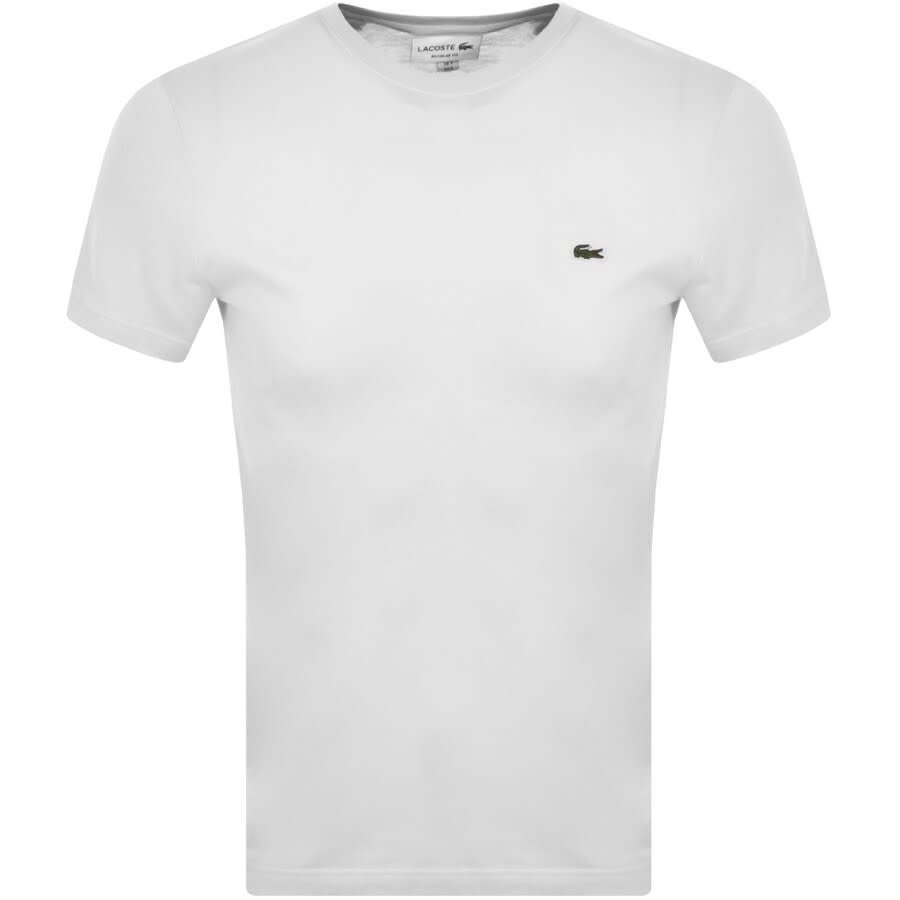 Image number 1 for Lacoste Crew Neck T Shirt White