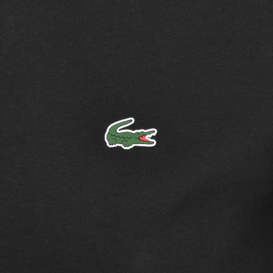 Image number 3 for Lacoste Long Sleeved T Shirt Black