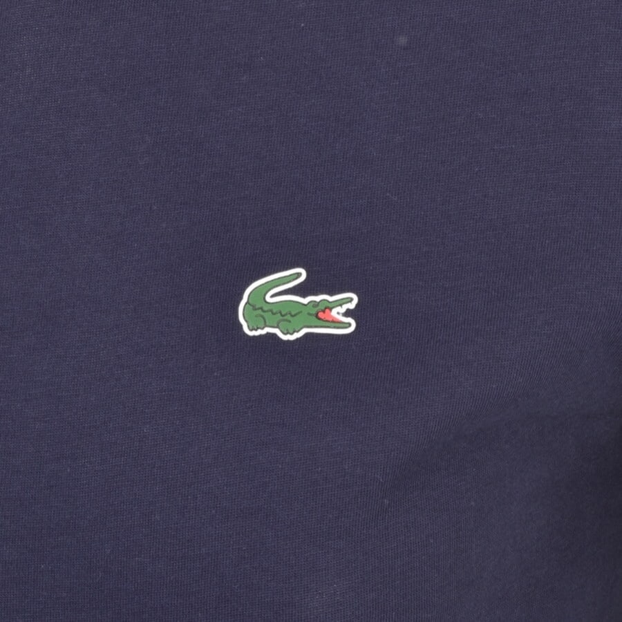Image number 3 for Lacoste Long Sleeved T Shirt Navy