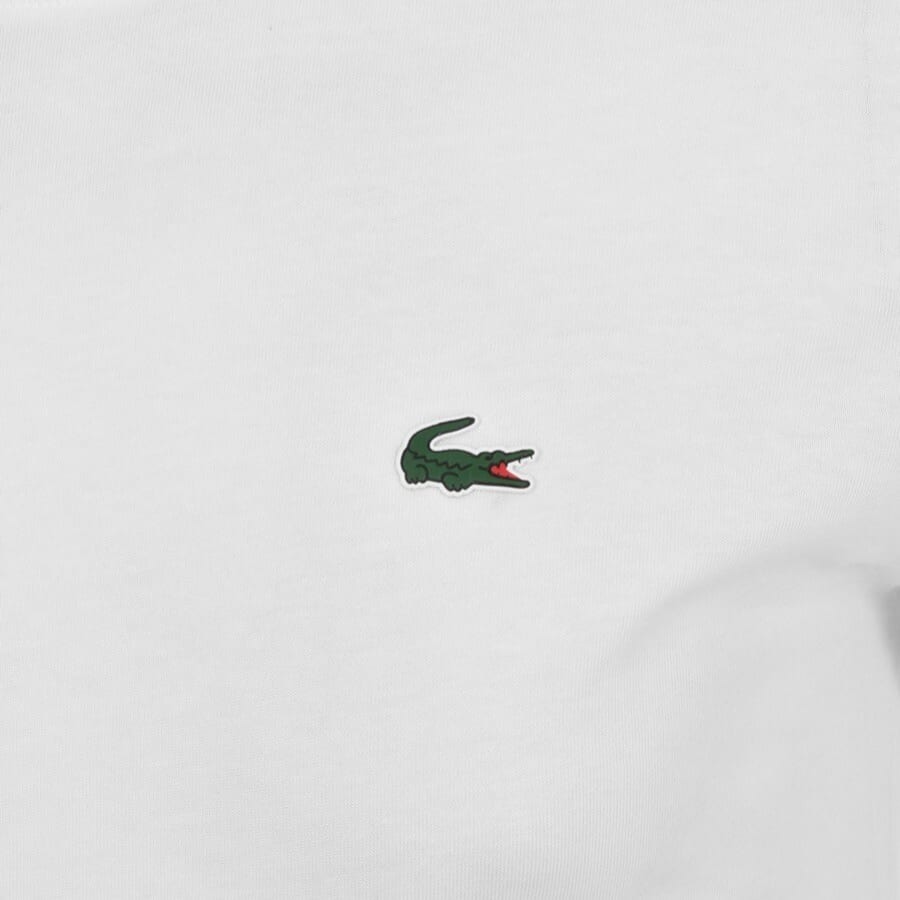 Image number 3 for Lacoste Long Sleeved T Shirt White