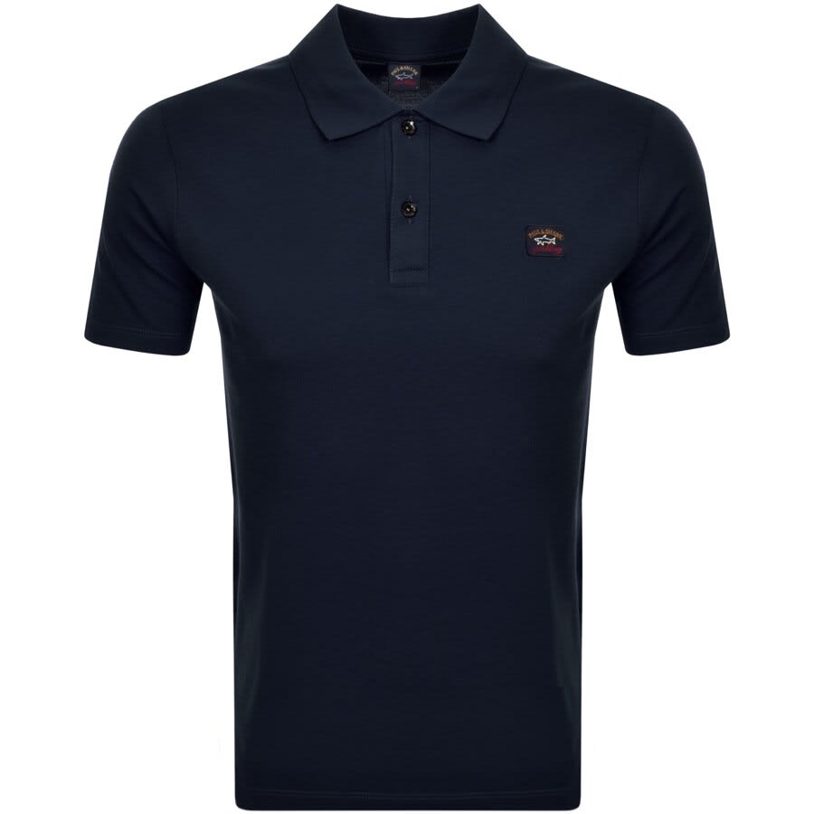 Image number 1 for Paul And Shark Short Sleeved Polo T Shirt Navy