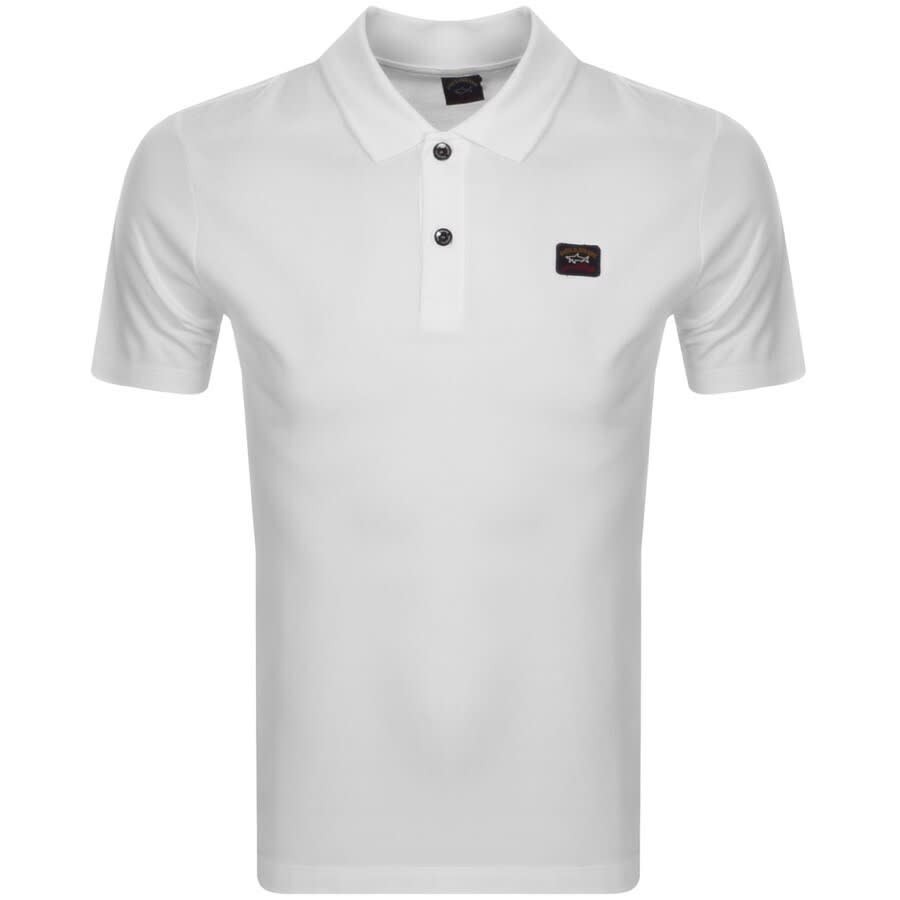 Image number 1 for Paul And Shark Short Sleeved Polo T Shirt White