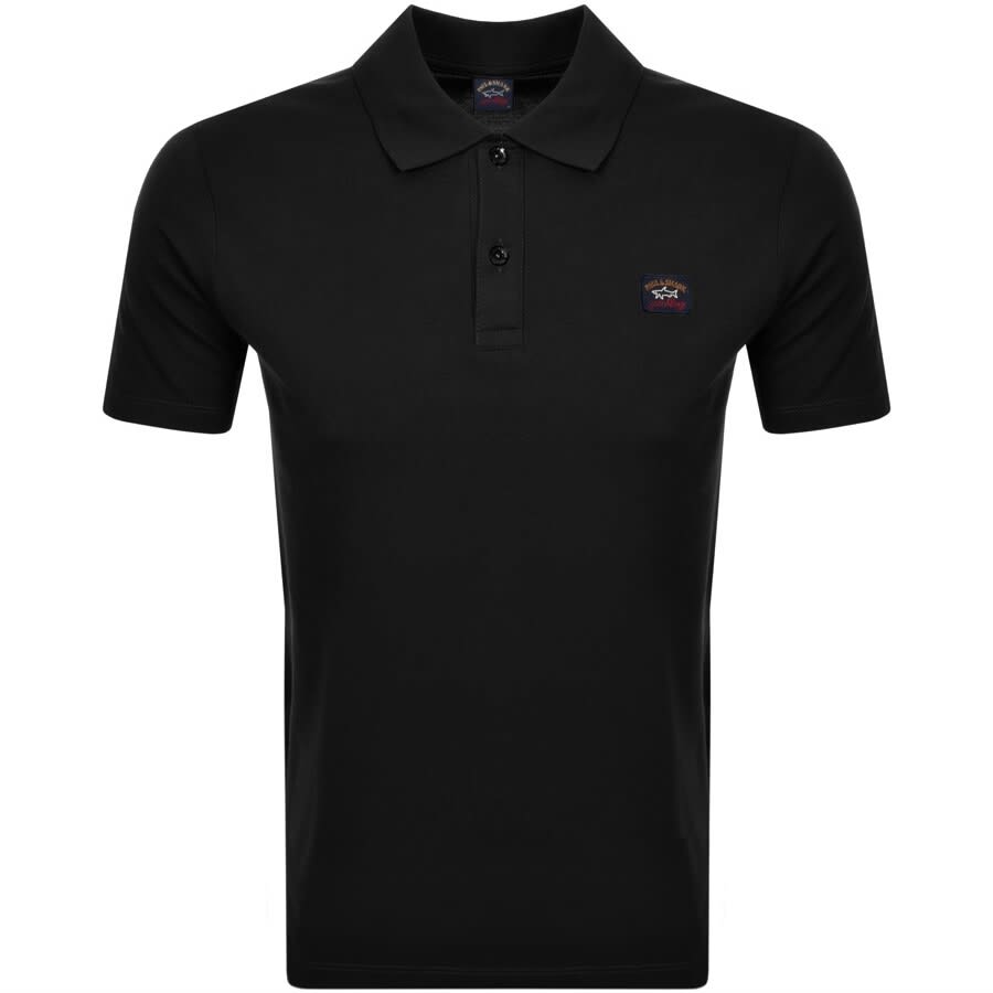 Image number 1 for Paul And Shark Short Sleeved Polo T Shirt Black