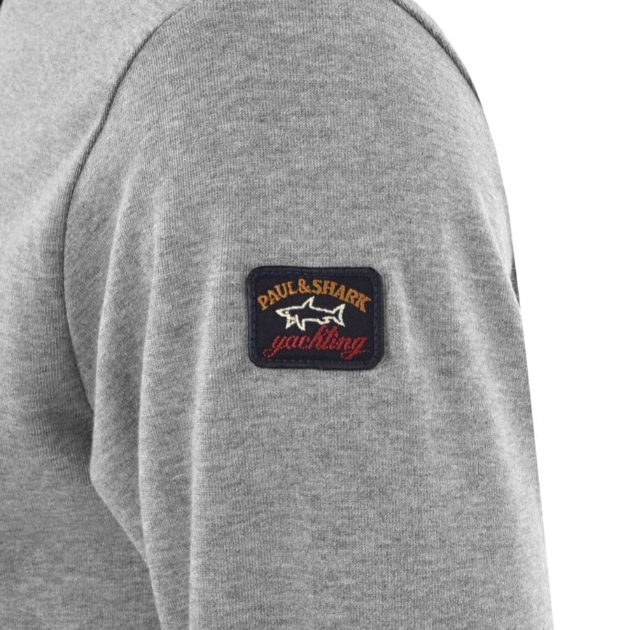 Image number 3 for Paul And Shark Crew Neck Sweatshirt Grey