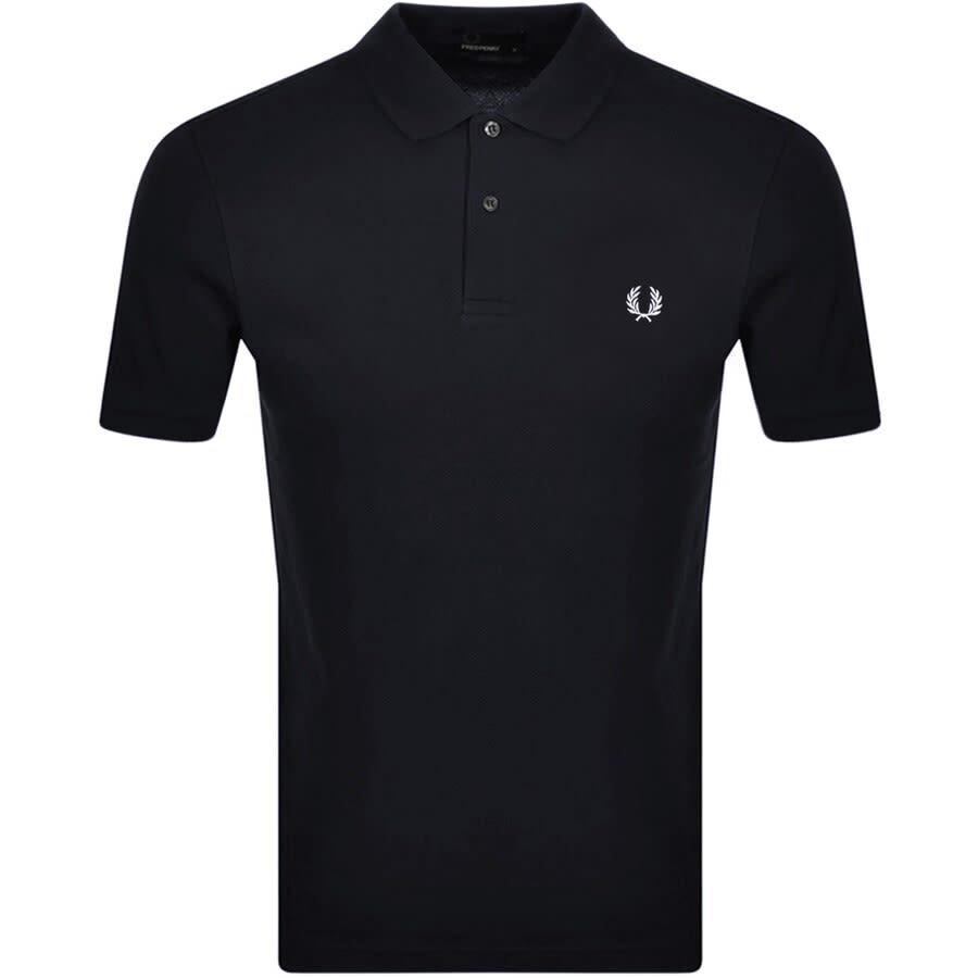 Image number 1 for Fred Perry Plain Polo T Shirt Navy
