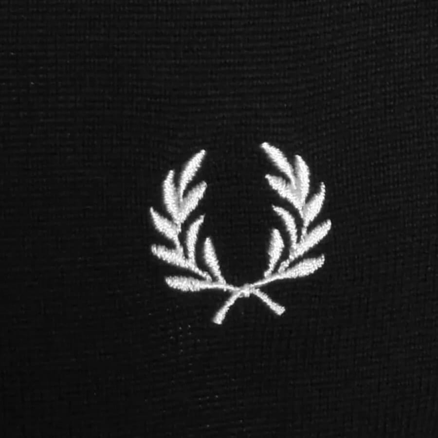 Image number 3 for Fred Perry Crew Neck Sweatshirt Black