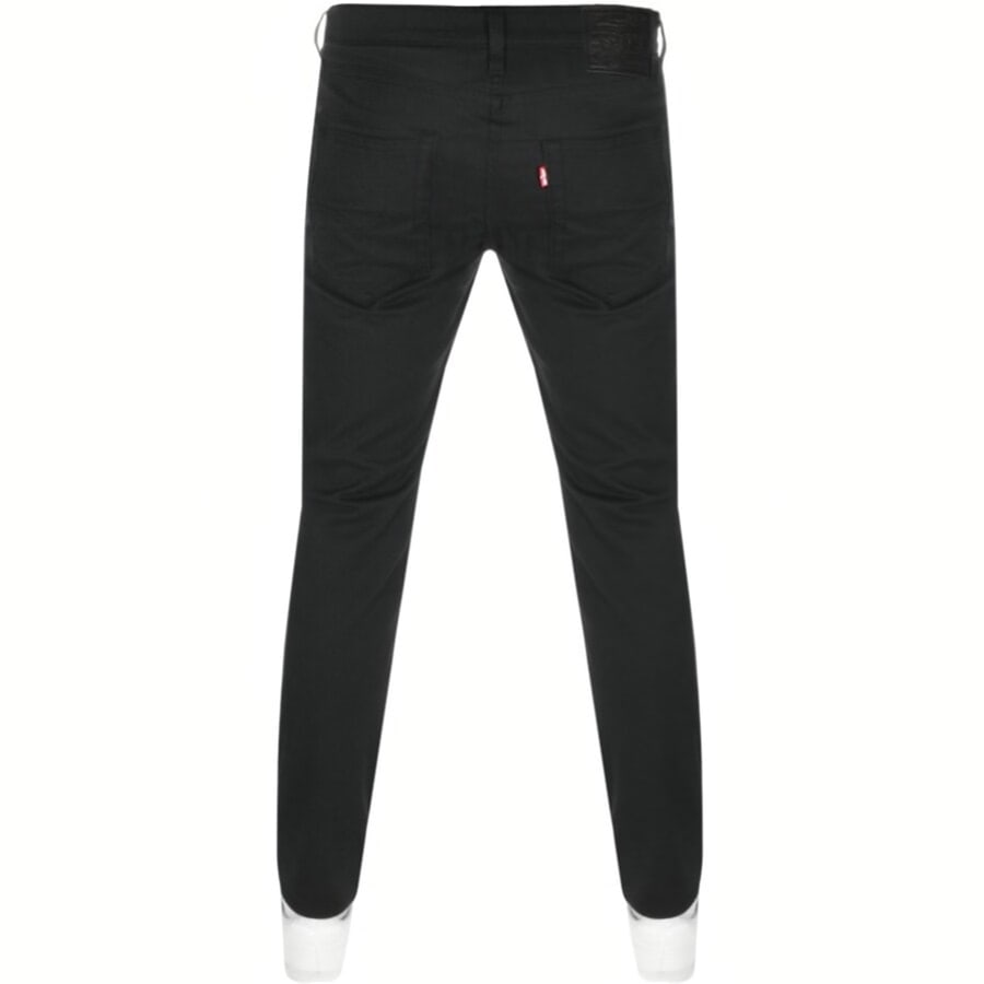Image number 2 for Levis 512 Slim Tapered Jeans Black