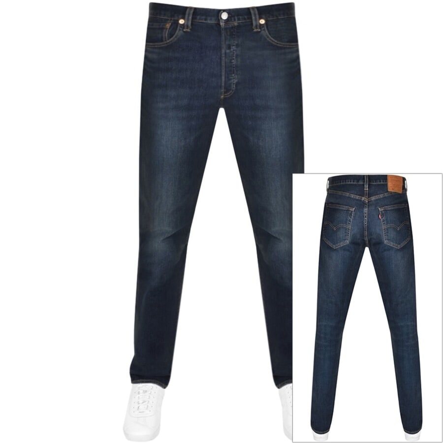 Image number 1 for Levis 511 Slim Fit Jeans Dark Wash Navy
