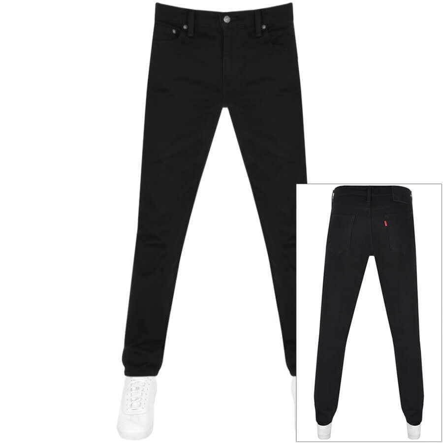 Image number 1 for Levis 511 Slim Fit Jeans Black