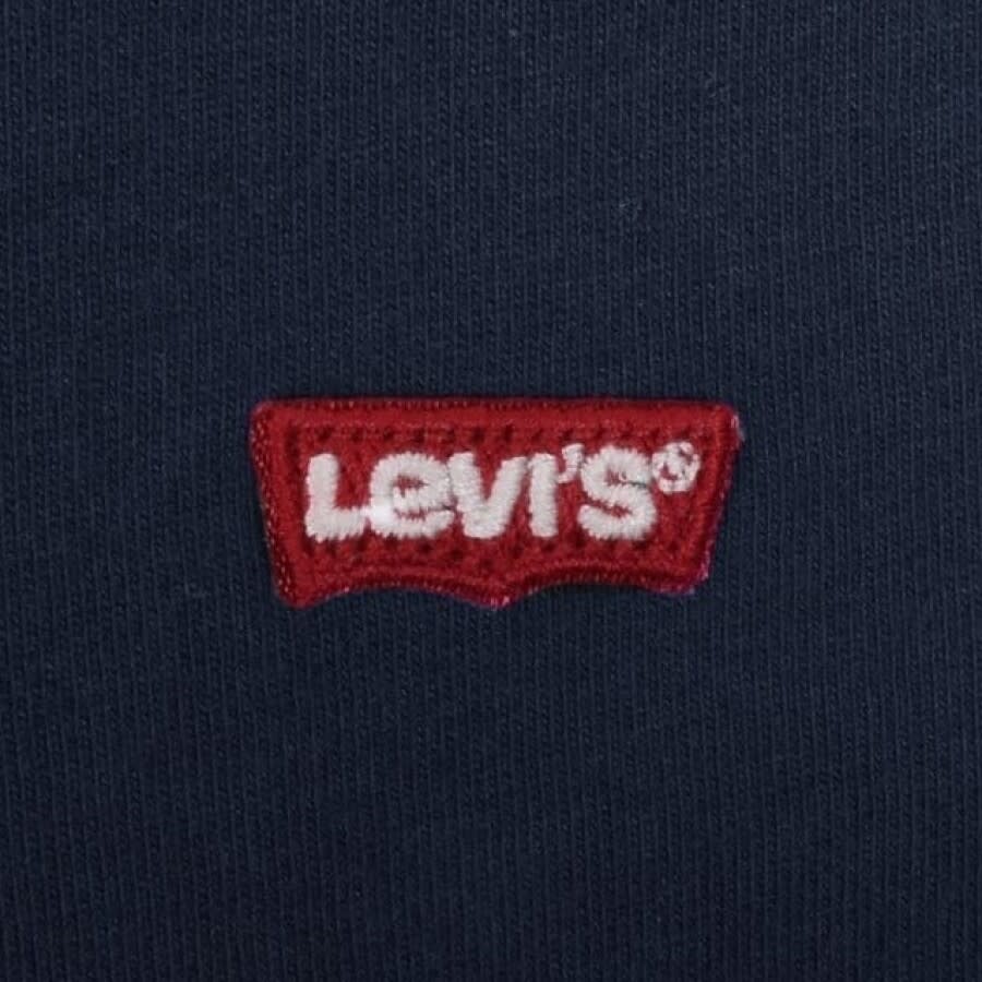 Image number 3 for Levis Original Crew Neck Logo T Shirt Navy