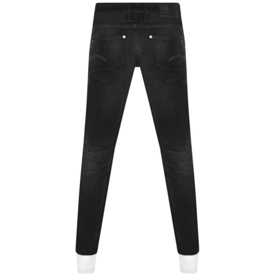 Image number 2 for G Star Raw Revend Skinny Jeans Black