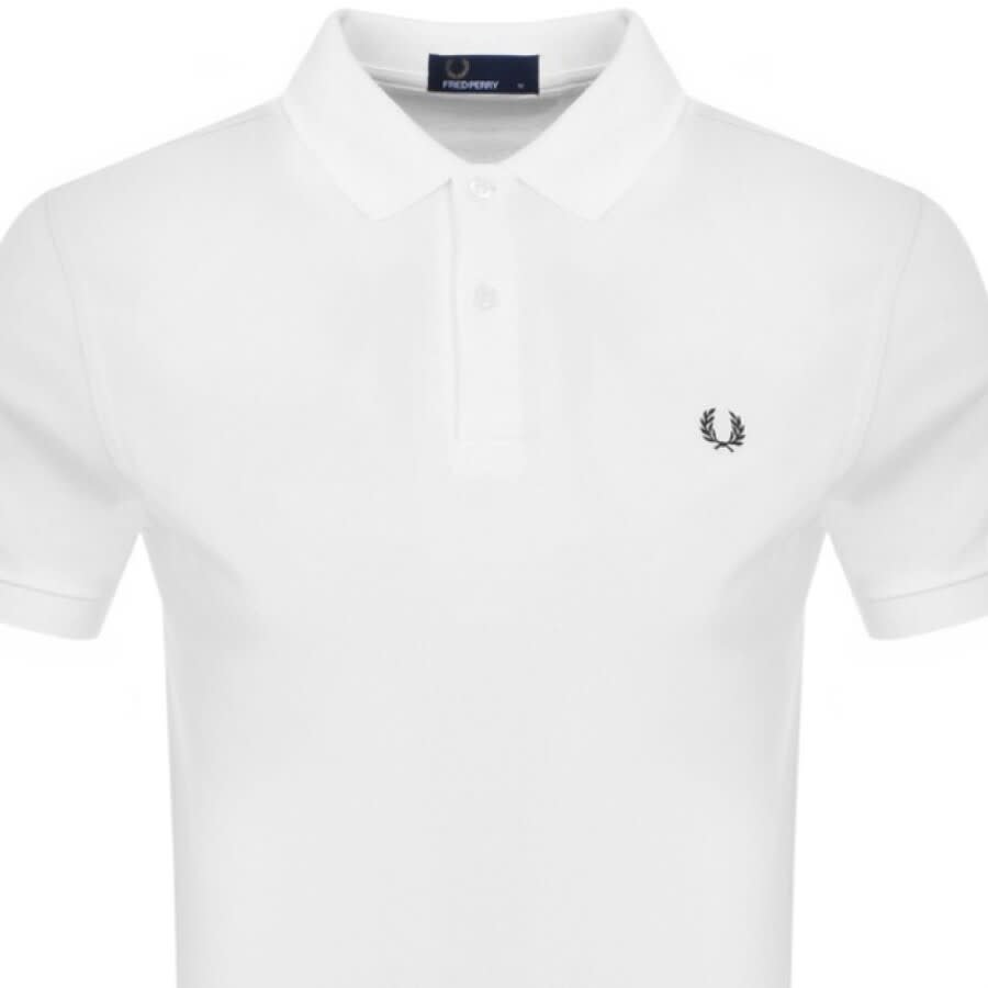 Image number 2 for Fred Perry Polo T Shirt White