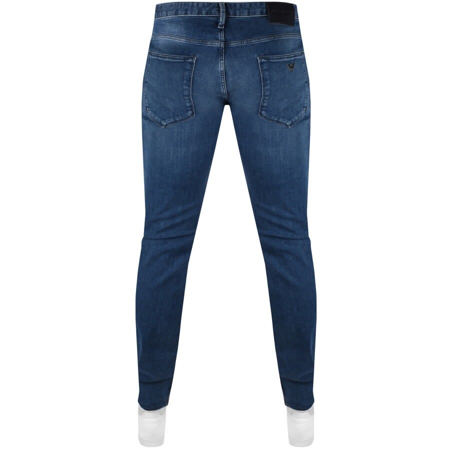 Image number 2 for Emporio Armani J06 Slim Jeans Mid Wash Blue