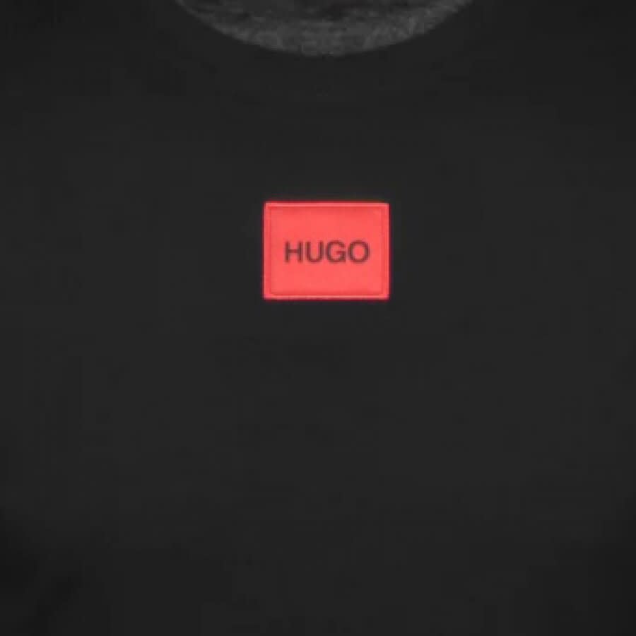 Image number 3 for HUGO Diragolino T Shirt Black