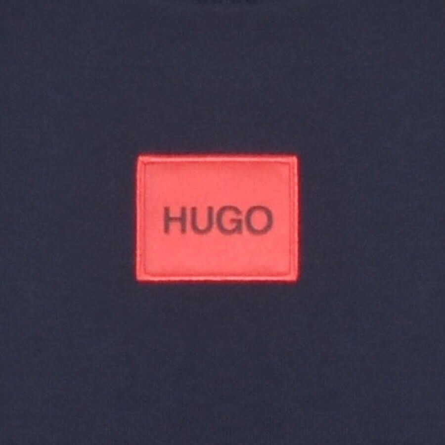 Image number 3 for HUGO Diragolino T Shirt Navy