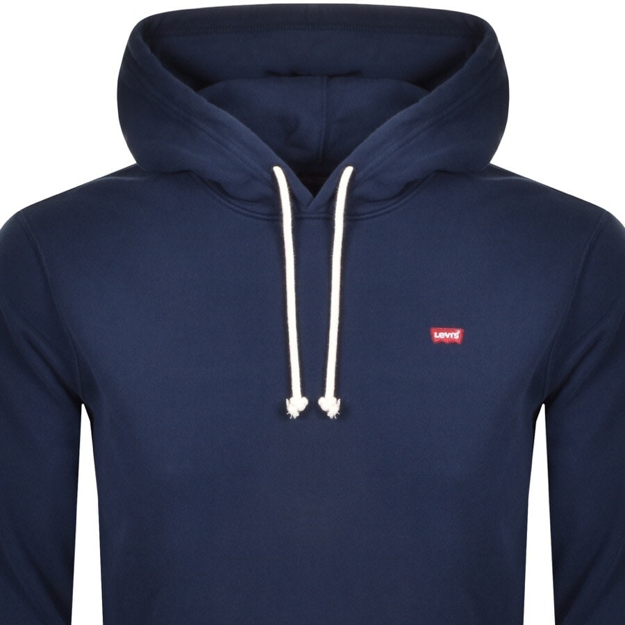 Image number 2 for Levis Original Logo Hoodie Blue