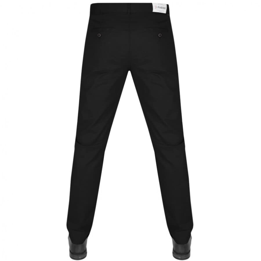 Image number 2 for Farah Vintage Elm Chino Trousers Black