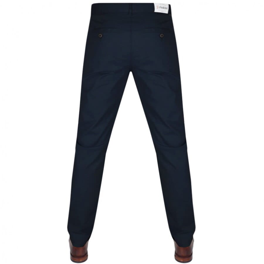 Image number 2 for Farah Vintage Elm Chino Trousers Navy