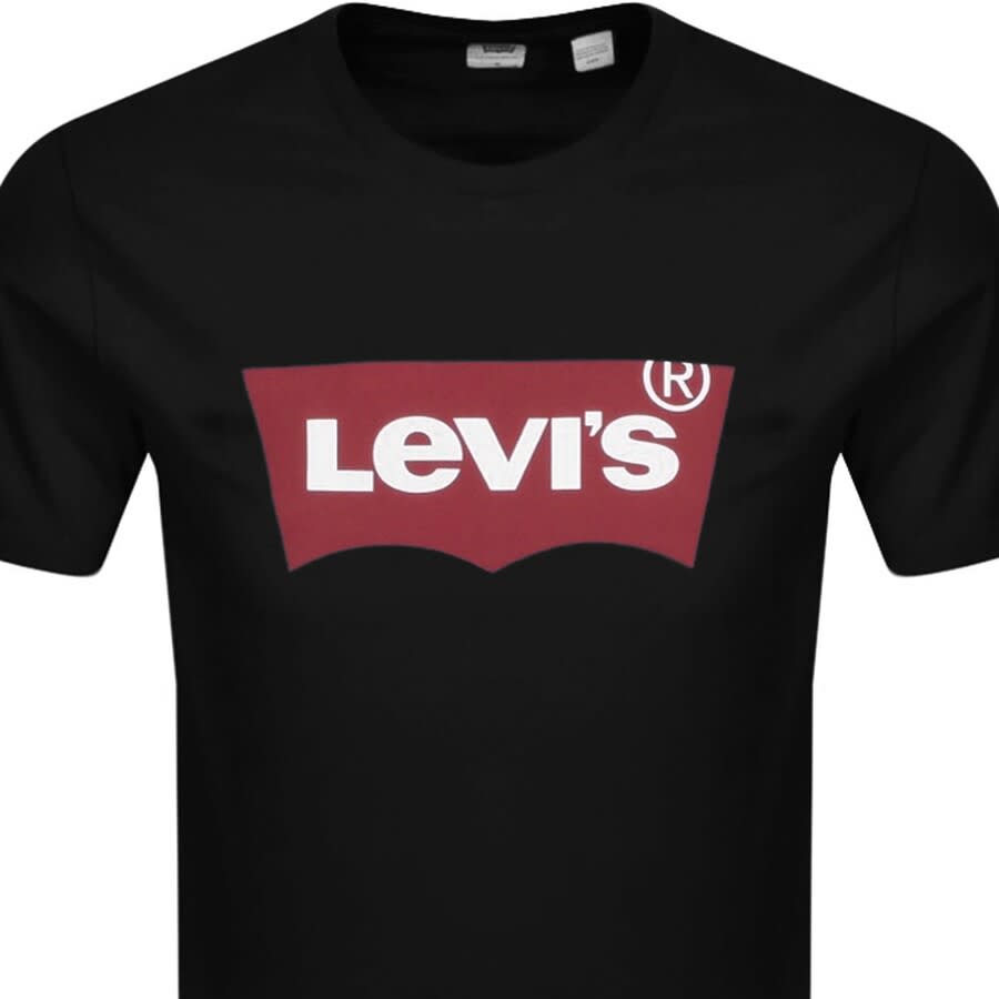 Image number 2 for Levis Logo Crew Neck T Shirt Black