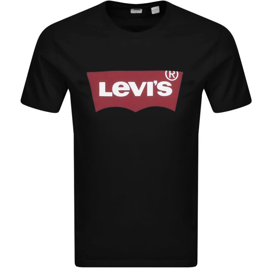 Image number 1 for Levis Logo Crew Neck T Shirt Black