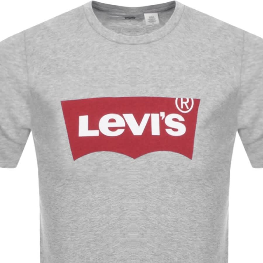 Image number 2 for Levis Logo Crew Neck T Shirt Grey