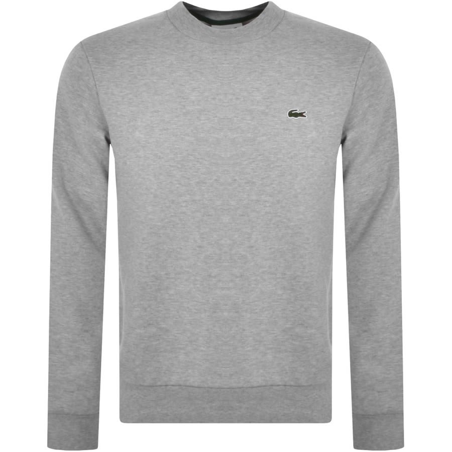 Image number 1 for Lacoste Crew Neck Sweatshirt Grey