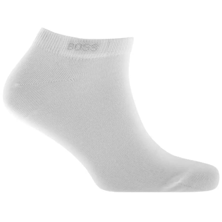 Image number 2 for BOSS Two Pack Trainer Socks White