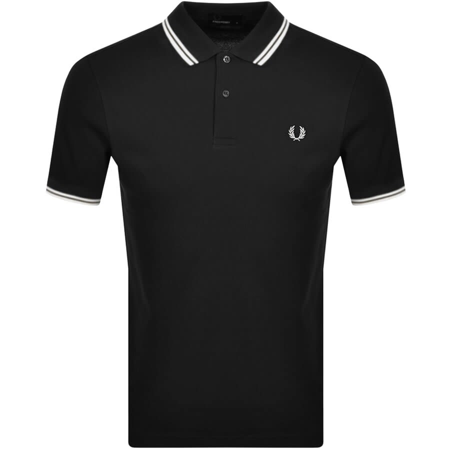 Image number 1 for Fred Perry Twin Tipped Polo T Shirt Black