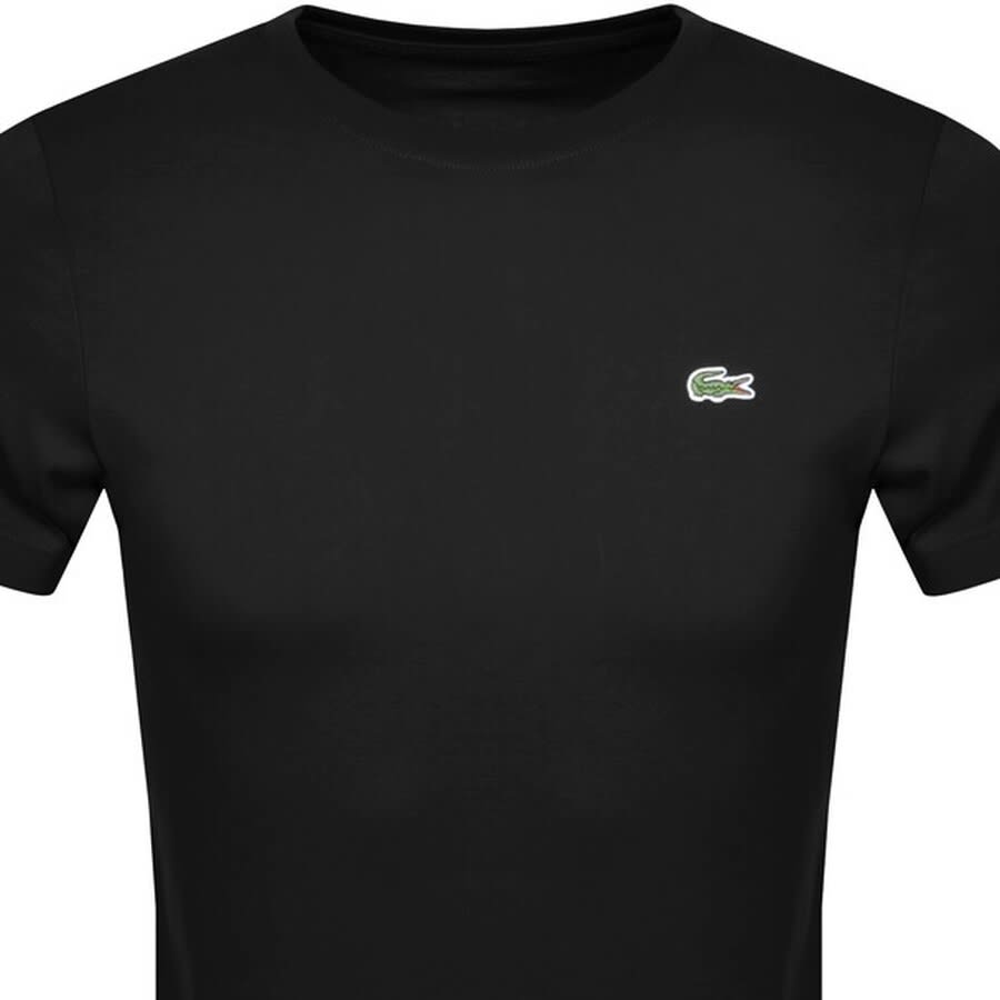 Image number 2 for Lacoste Crew Neck T Shirt Black