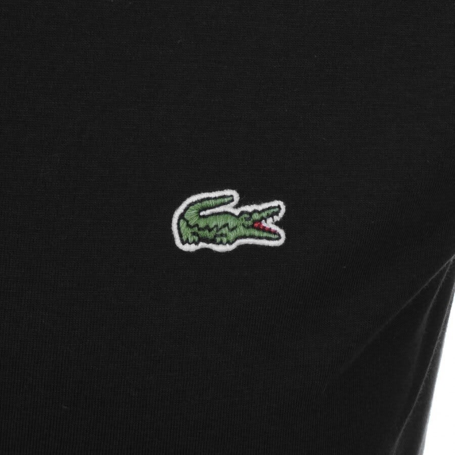Image number 3 for Lacoste Crew Neck T Shirt Black