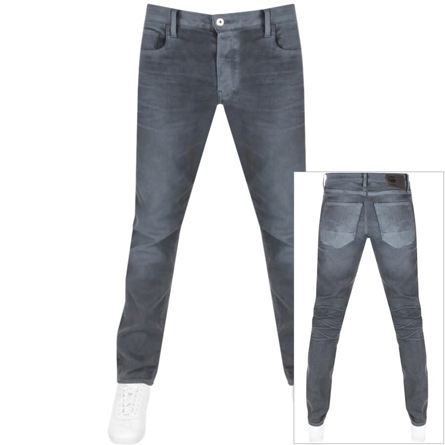 Image number 1 for G Star Raw 3301 Slim Fit Jeans Mid Wash Grey
