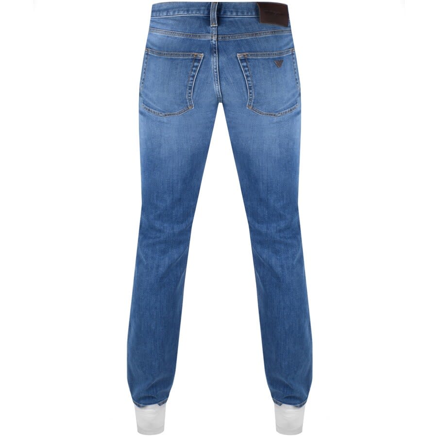 Image number 2 for Emporio Armani J21 Regular Jeans Light Wash Blue