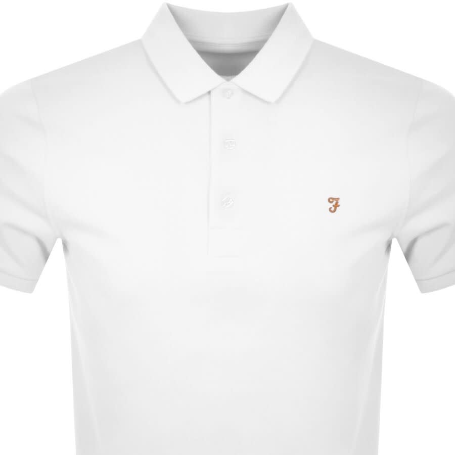 Image number 2 for Farah Vintage Blanes Polo T Shirt White