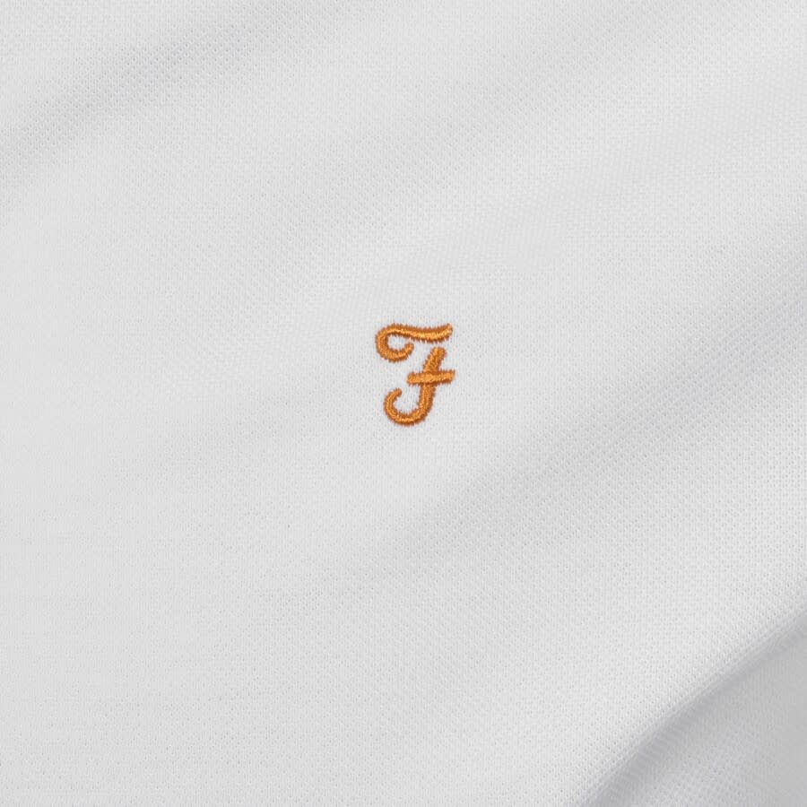 Image number 3 for Farah Vintage Blanes Polo T Shirt White