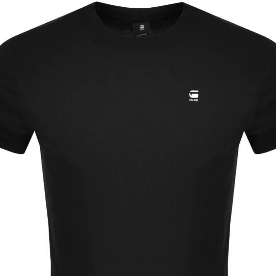 Image number 2 for G Star Raw Lash Logo T Shirt Black